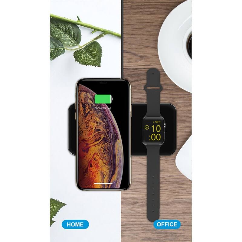 3 in 1 Glass Wireless Charge Pad E55638