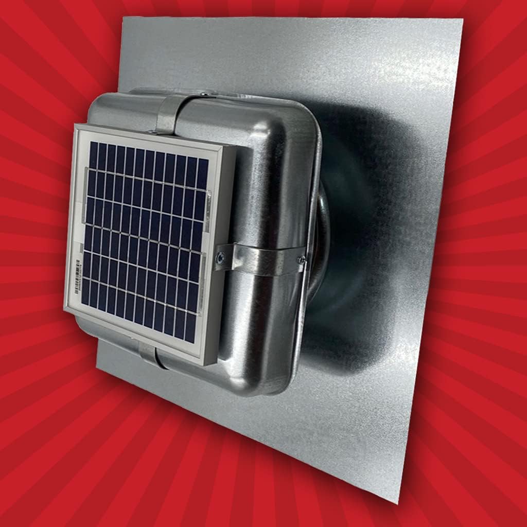 Solar Attic Fan with Galvanized Vent N275