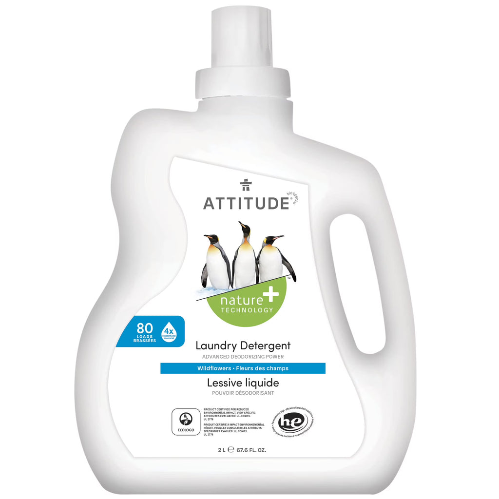 Plant-Based Laundry Detergent, 80 Loads, 67.6 Fl Oz K656191