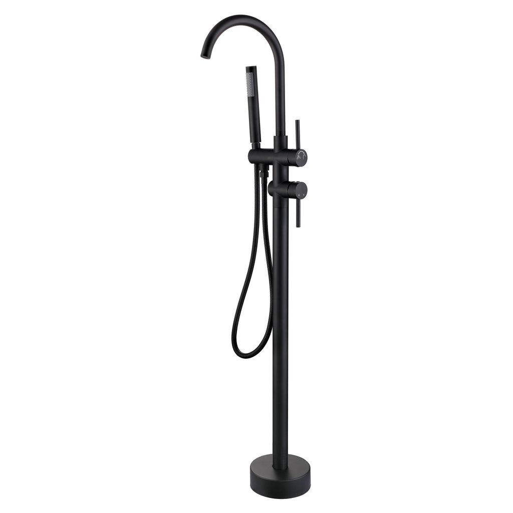 Bronze Floor Mounted Tub Filler Y527