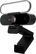 5-in-1 Full HD 1080P Webcam with Light, Microphone & Speakers J9356