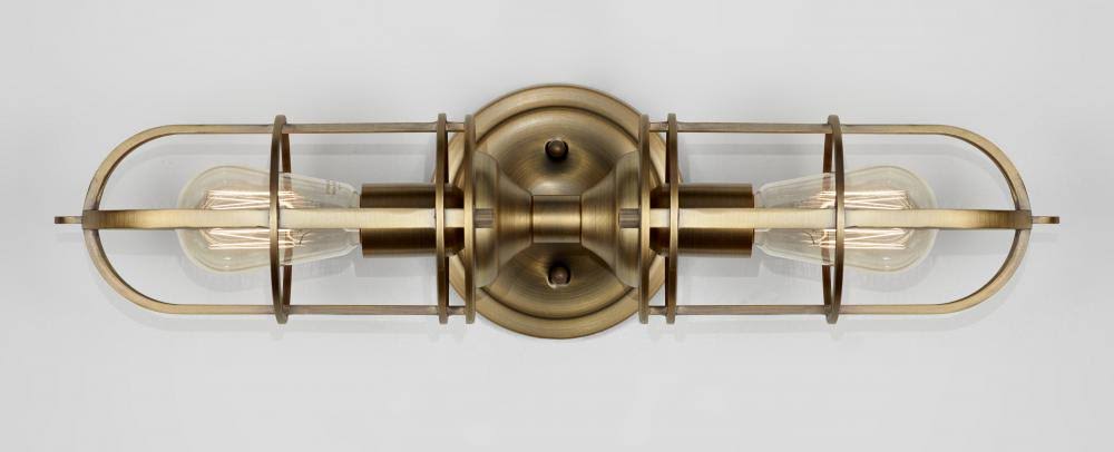 2 - Light Dark Antique Brass Wall Bracket R8841
