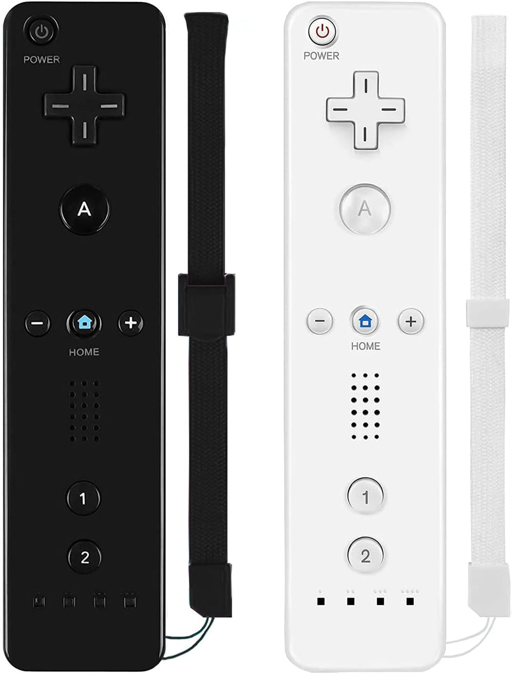 4 Pack Wireless Controller for Wii and Wii U with Silicone Case and Wrist Strap I889007