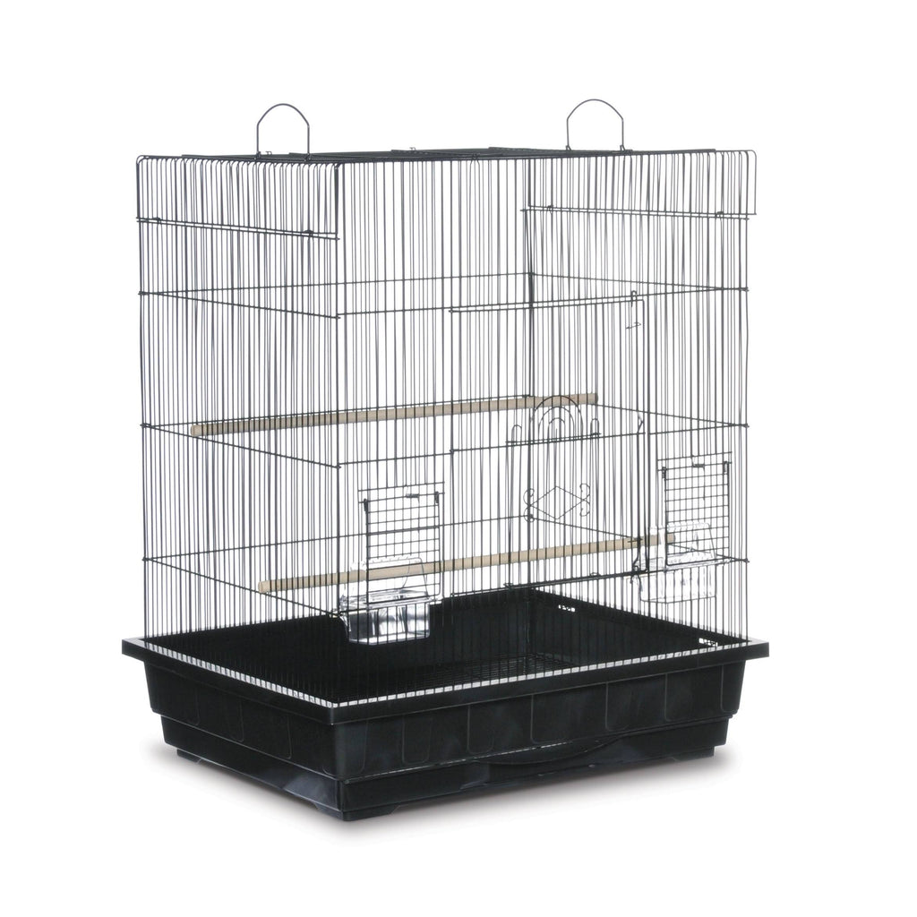 White Square Roof Parakeet Cage C89134