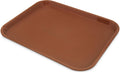 Cafe Brown Polypropylene Basketweave Tray D5201
