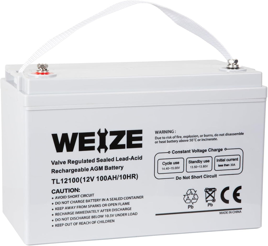 12 Volt 100Ah AGM Deep Cycle Battery H914467