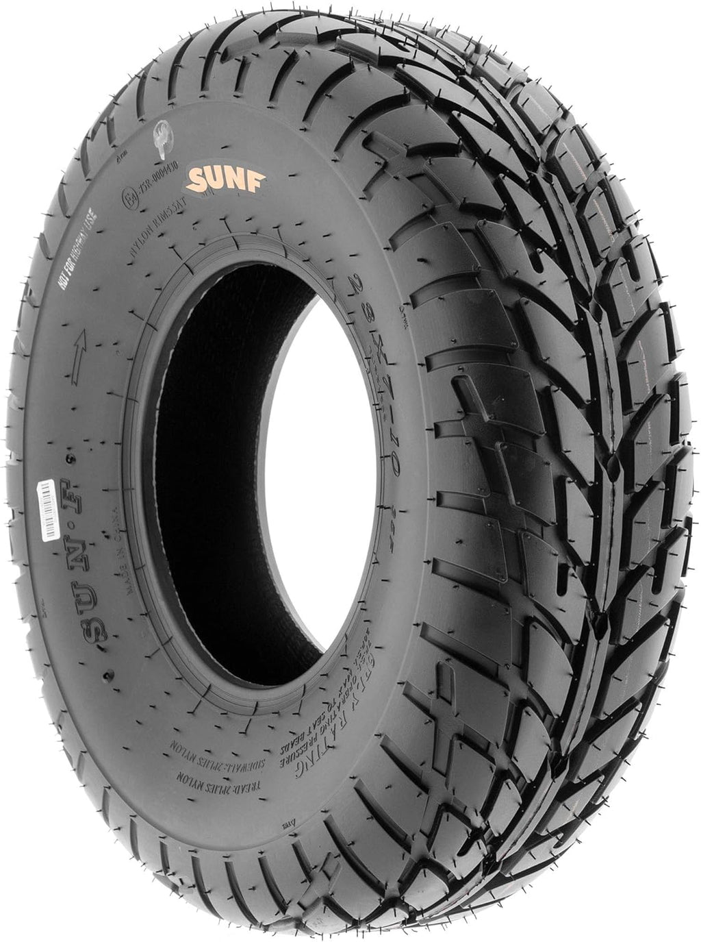 Set of 4 ATV UTV Flat Track Tires 20x7-8 Front & 18x9.5-8 Rear, 6 PR, Tubeless Y775