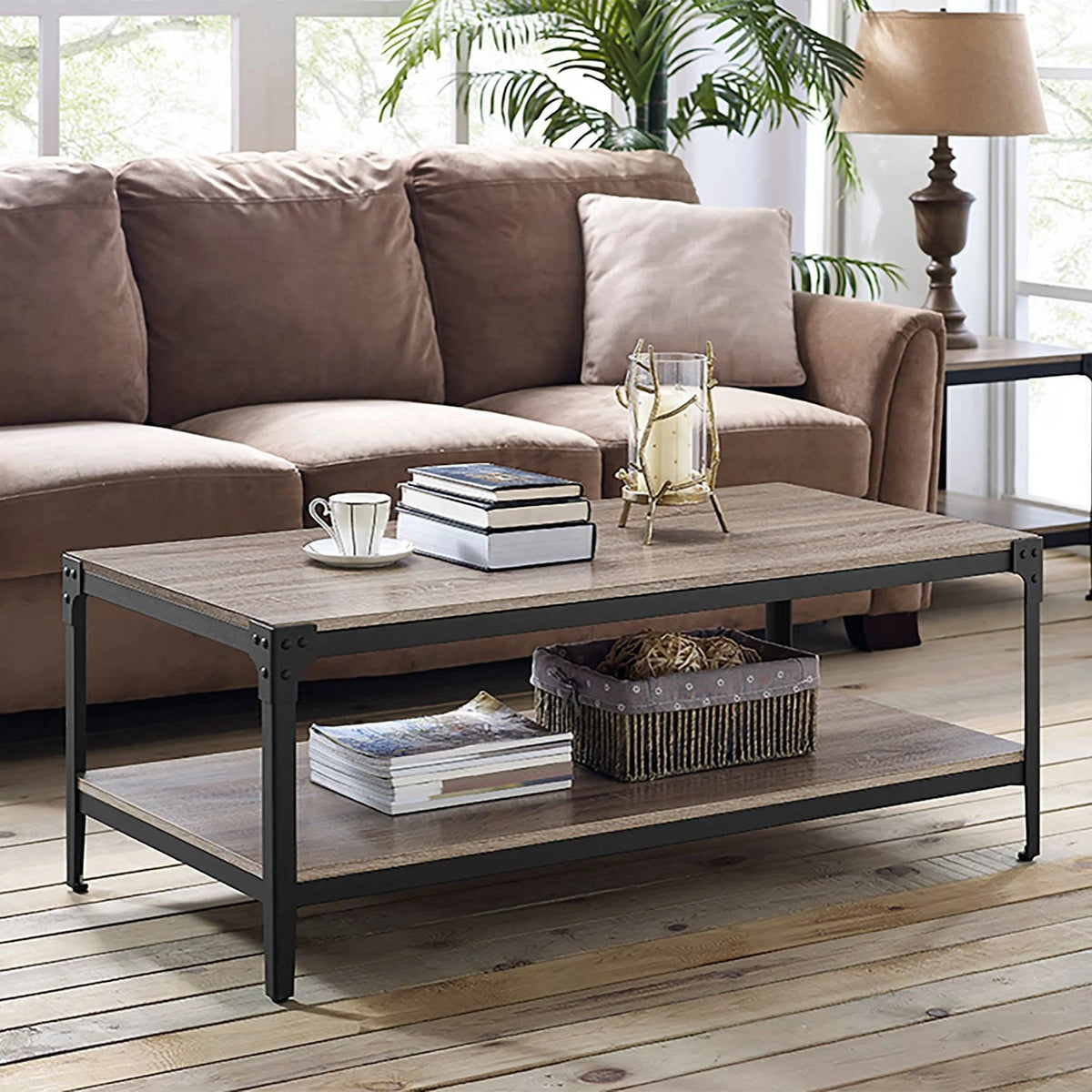 Rustic Wood Coffee Table T841