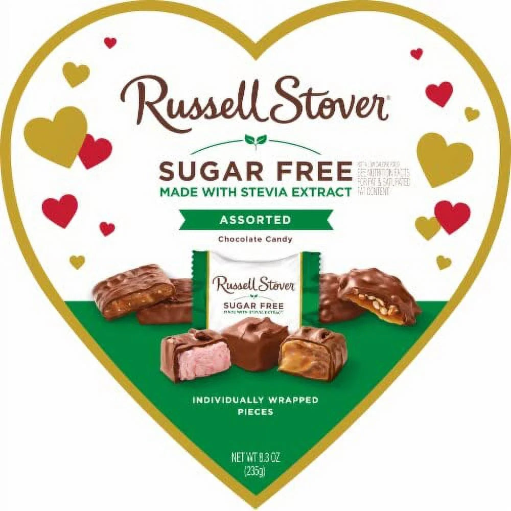 7.9 Oz Heart Shaped Box Assorted Chocolate Candy B699161