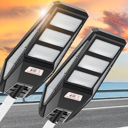 2400W Solar Street Lights Outdoor Waterproof 7000K LED B14709