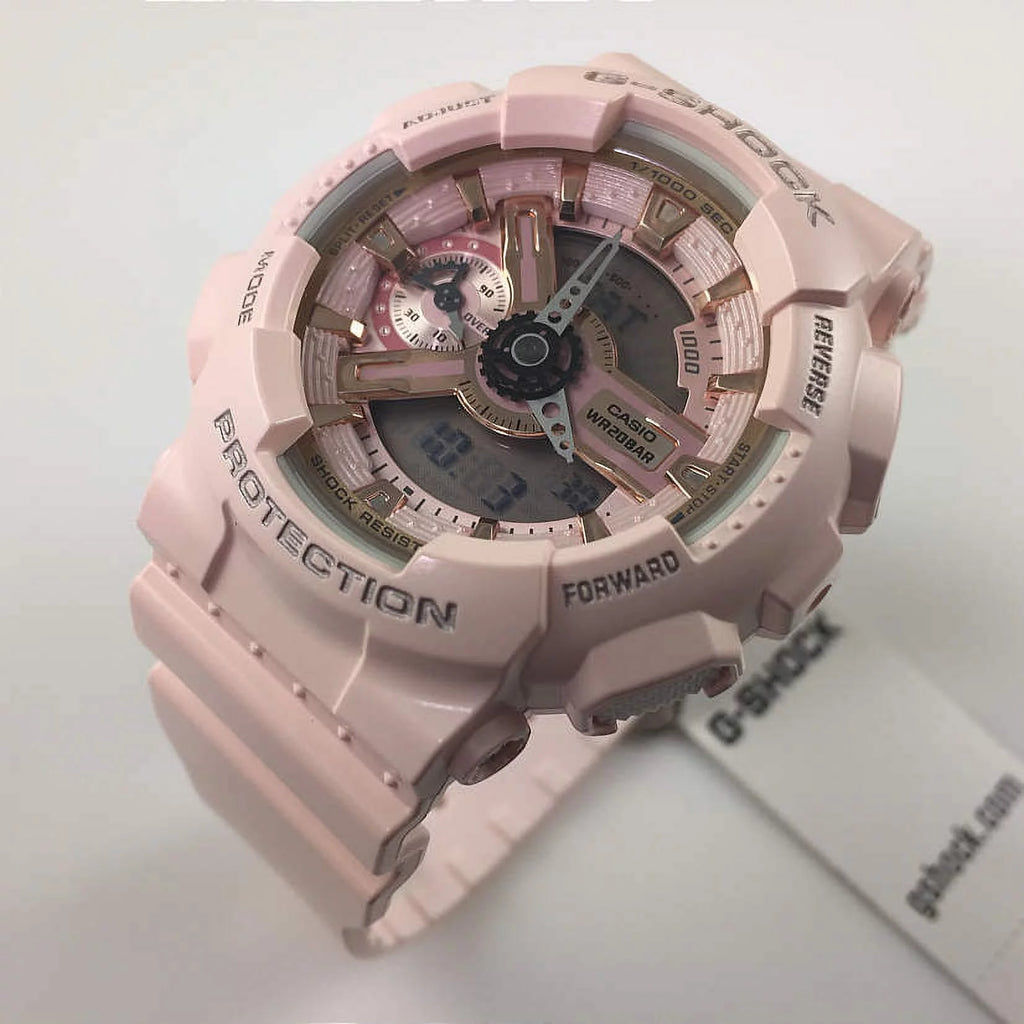 Pink Analog Digital Watch J841