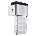 White 15-inch Powered Line Array Subwoofer with Four 2 X 5-inch Line Array Speakers J63070