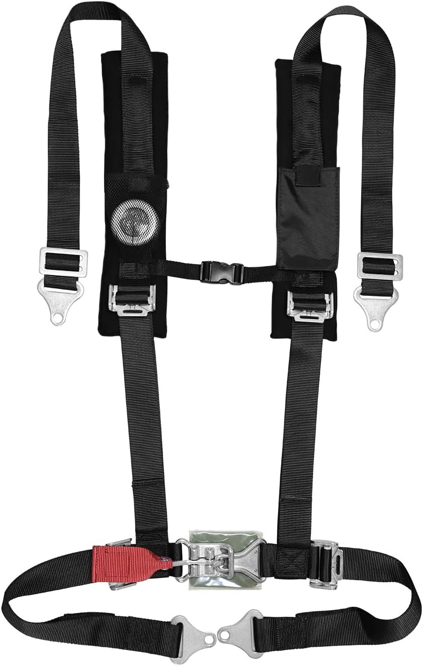 4 Point Safety Harness 2 Pack Seat Belt with Shoulder Pad W603