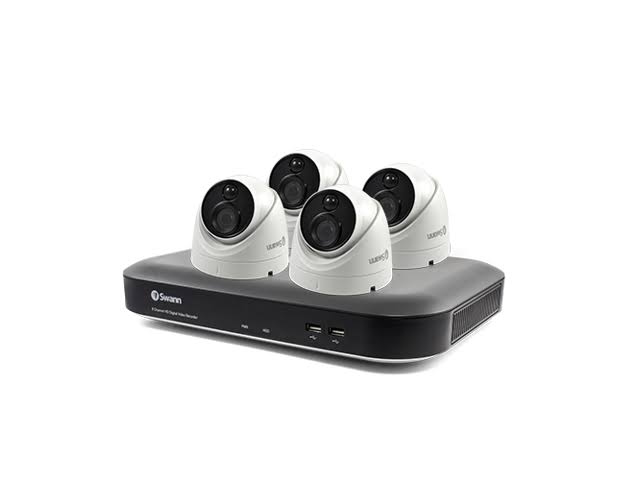 4 Camera 8 Channel 4K Ultra HD DVR Security System Q68236