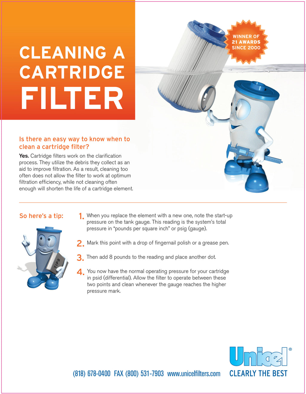 50 Sq. ft. Replacement Filter Cartridge (6 Pack) B562405