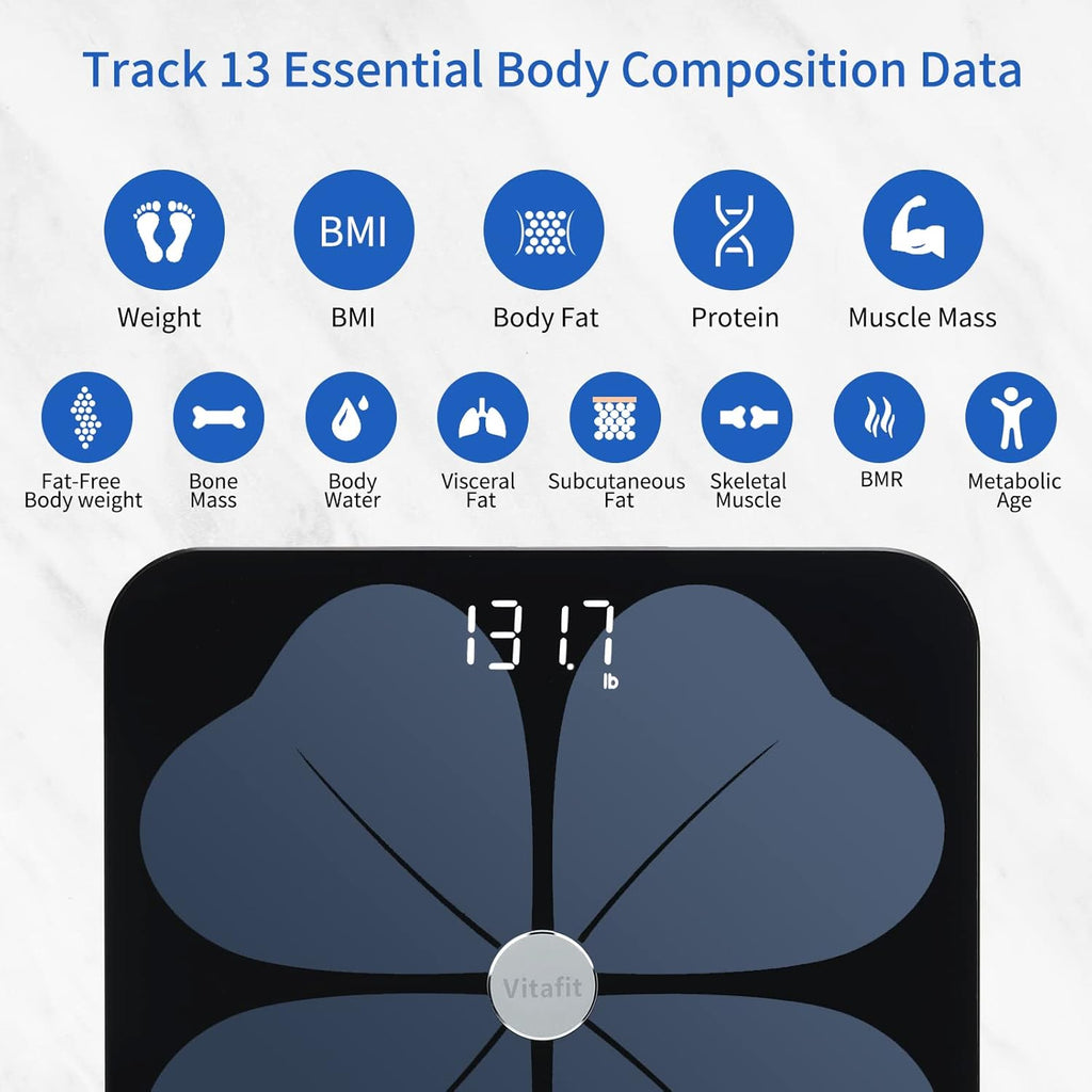 Black Smart Body Fat Scale Pack of 2 X597