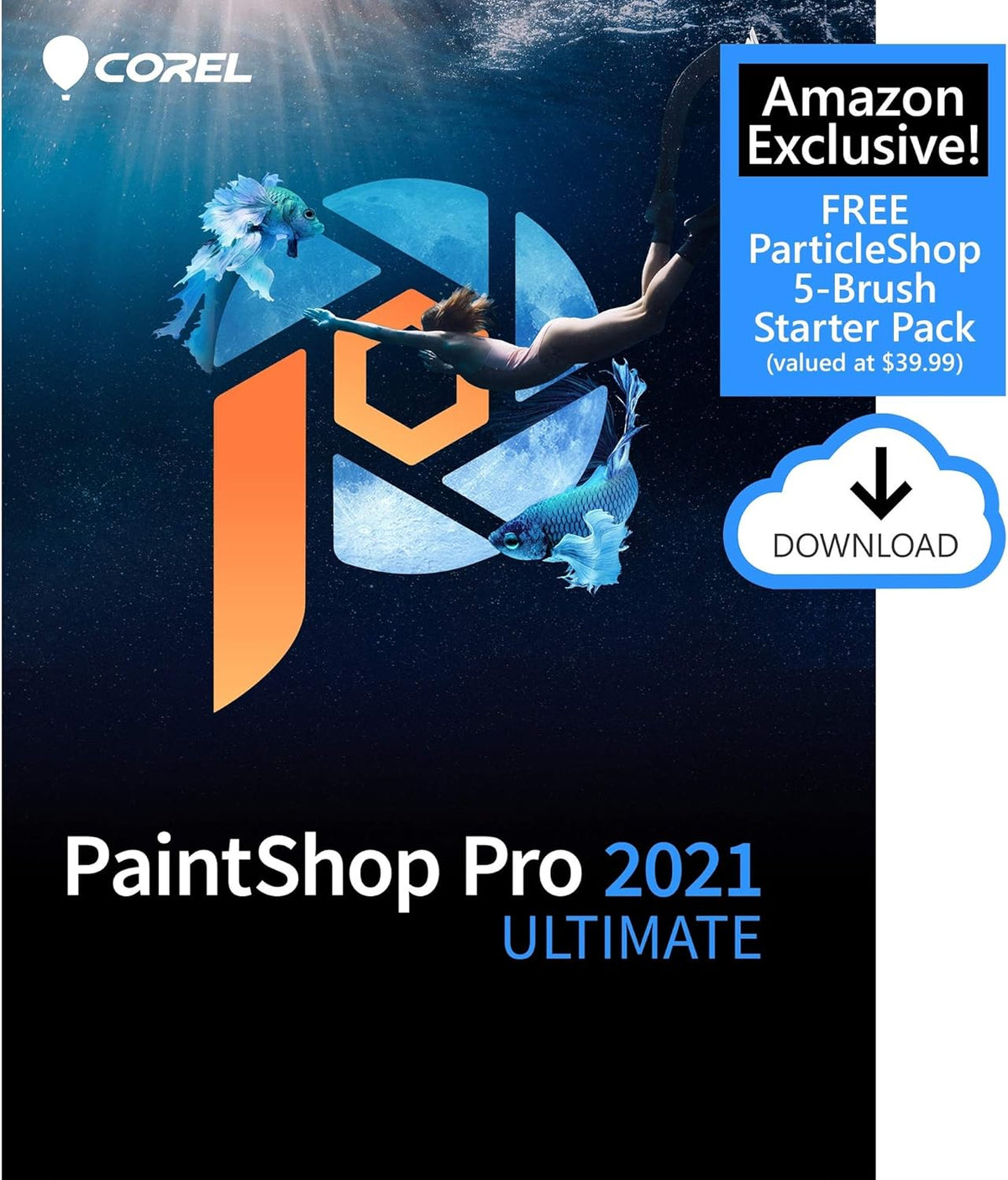 PaintShop Pro 2021 Ultimate Photo Editing Software [PC Disc] A763022
