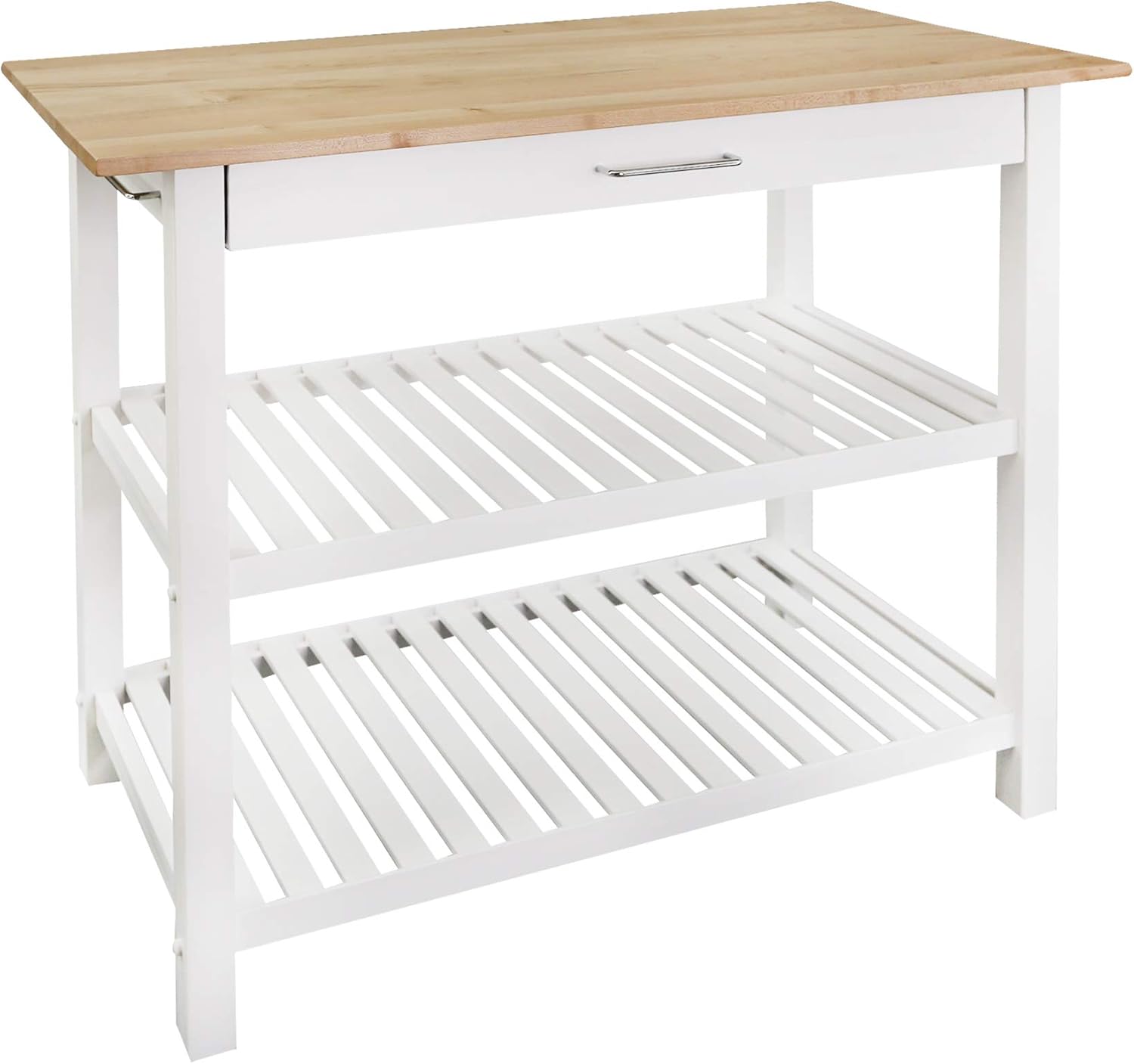 Walnut Kitchen Island with Solid American Hardwood Top U697704