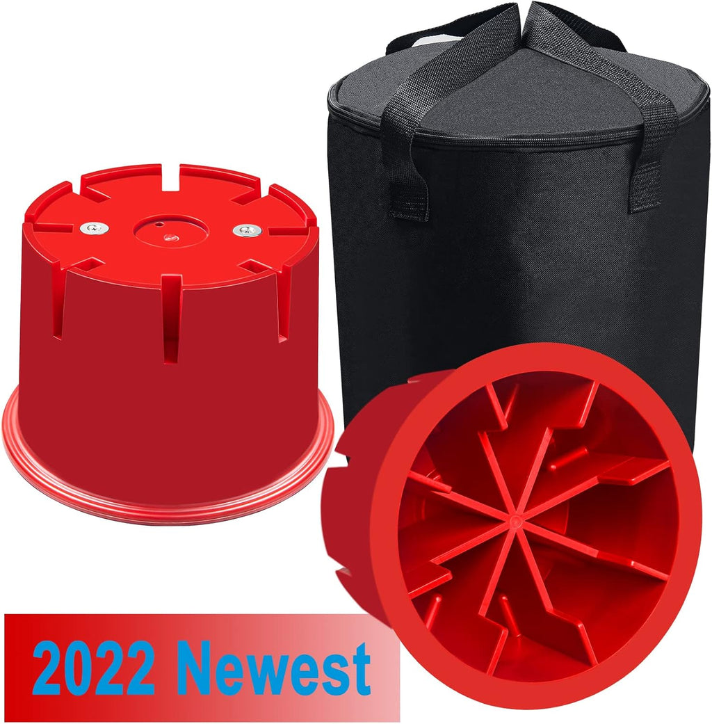 Jack Block for RV Travel Trailer, Fifth Wheel, Popup Camper, Toy Hauler, Supports up to 10000 lbs per Block U9261