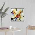 Black Float Frame Canvas Art B2748
