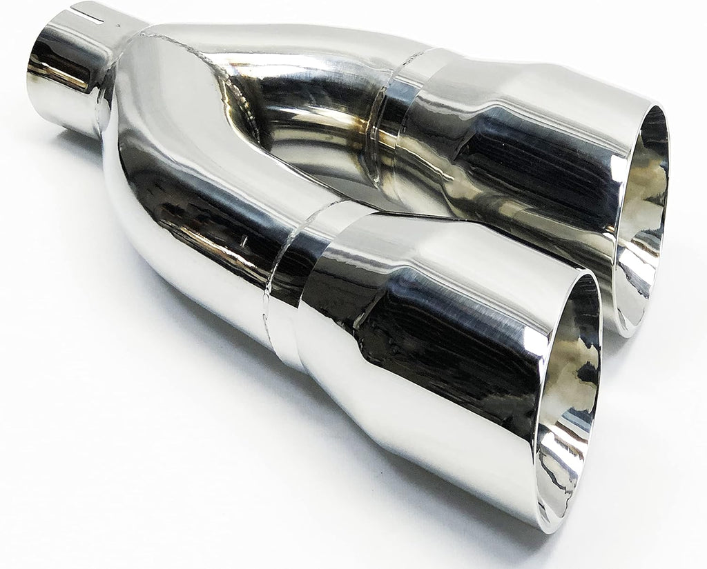 Stainless Steel Dual Slant Angle Exhaust Tip Y1109