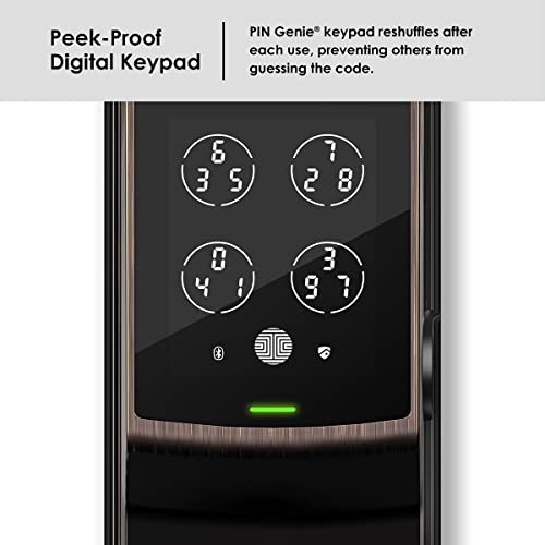 Satin Nickel Smart Door Lock with Touchscreen Keypad K591292