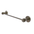 Antique Brass 30 inch Towel Bar with Dotted Accent H9698