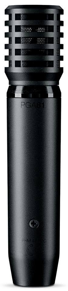 Black Metallic Cardioid Microphone G74952