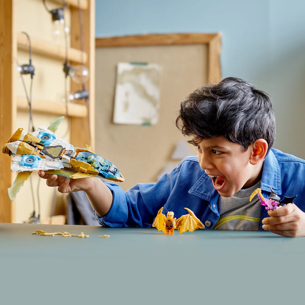 Zane's Golden Dragon Jet Toy Plane Set H60720