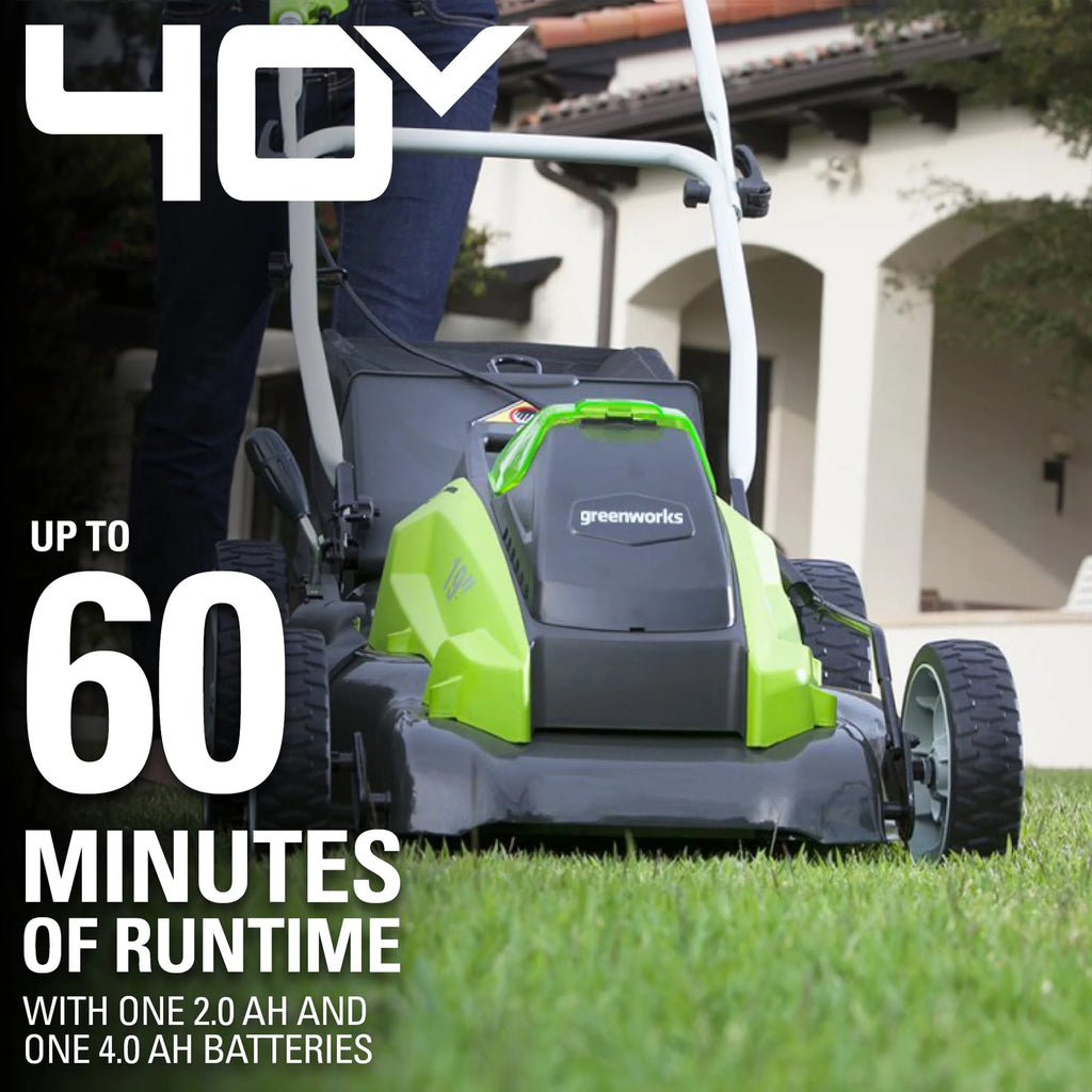 40V Brushless Walk-Behind Lawn Mower with 4.0 Ah Battery & Charger N6893