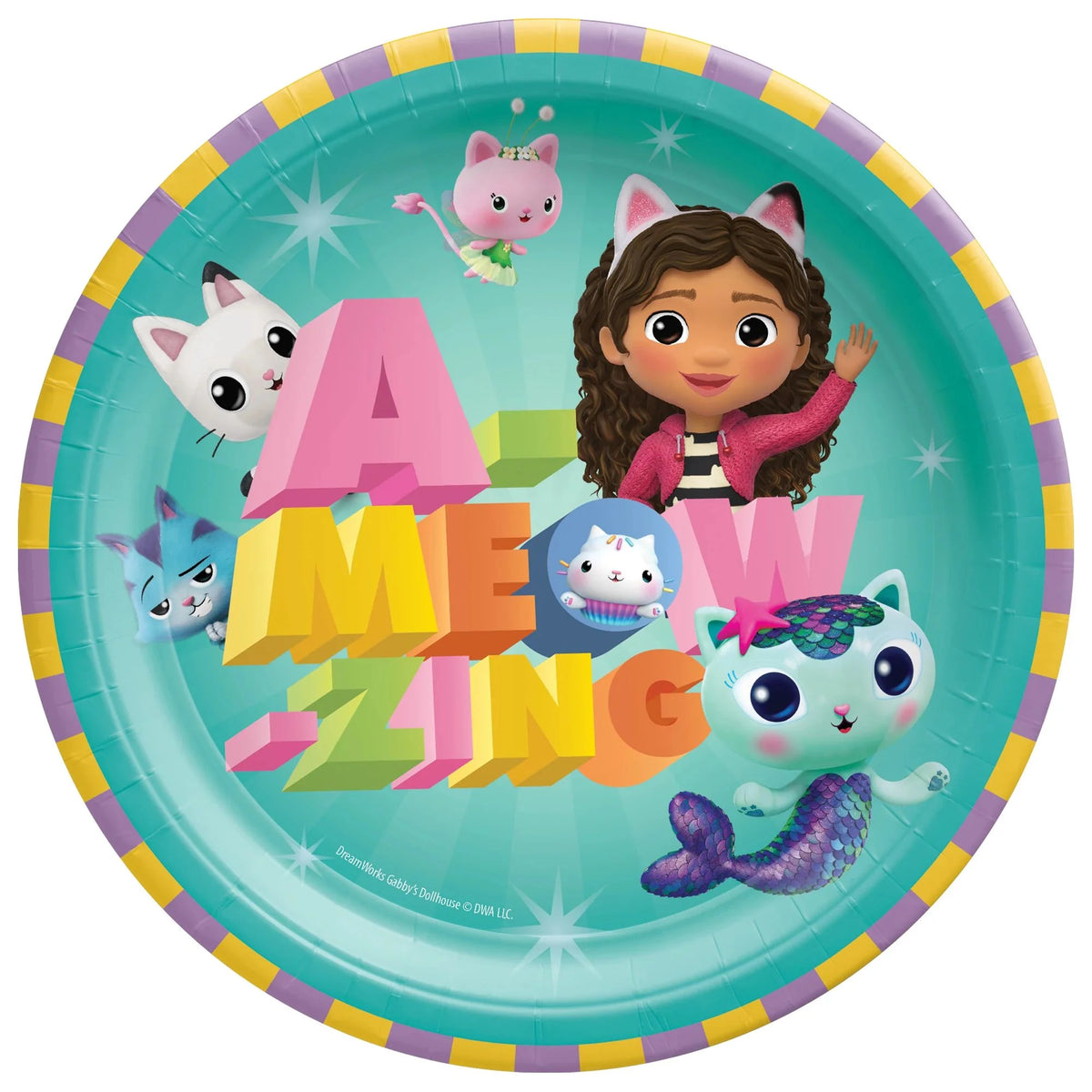 8ct 7" Round Plates Q71724