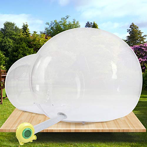 6.6ft Inflatable Clear Dome Bubble Tent with Air Blower E5182