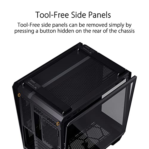 Black Mid ATX Gaming PC Case K1061