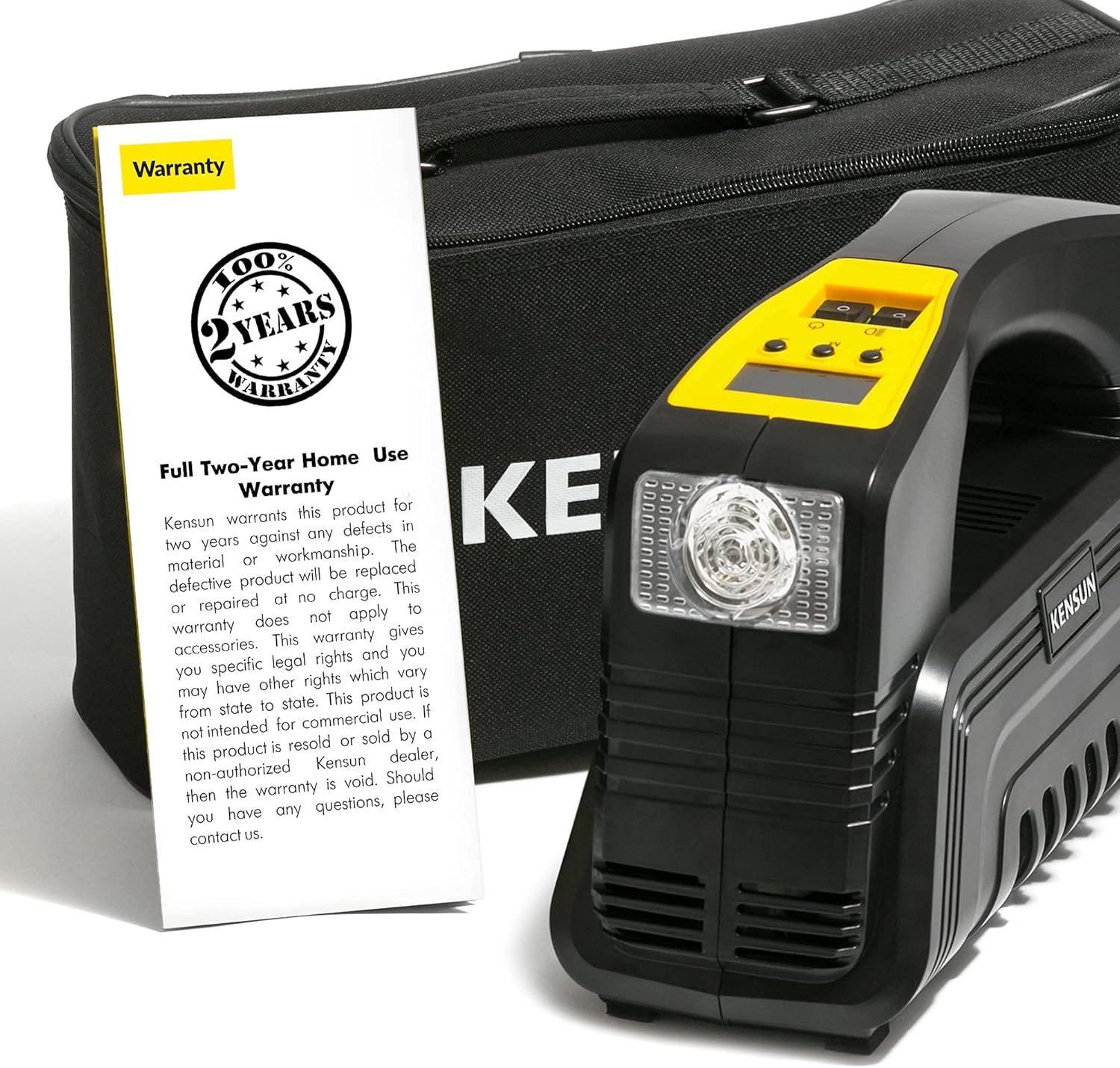 AC/DC Digital Tire Inflator Portable Air Compressor Pump Y378