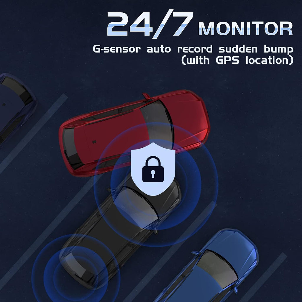 Dual Dash Camera with Front 4K Camera and Rear 2K Camera K2119