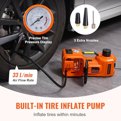 5 Ton Electric Hydraulic Car Jack with Impact Wrench S936133