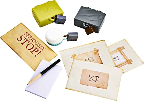 Escape Room in a Box The Werewolf Experiment, Group Game with 19 2D and 3D Puzzles O828073