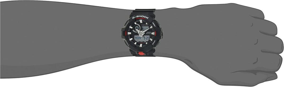 Black Analog-Digital Quartz Watch H599
