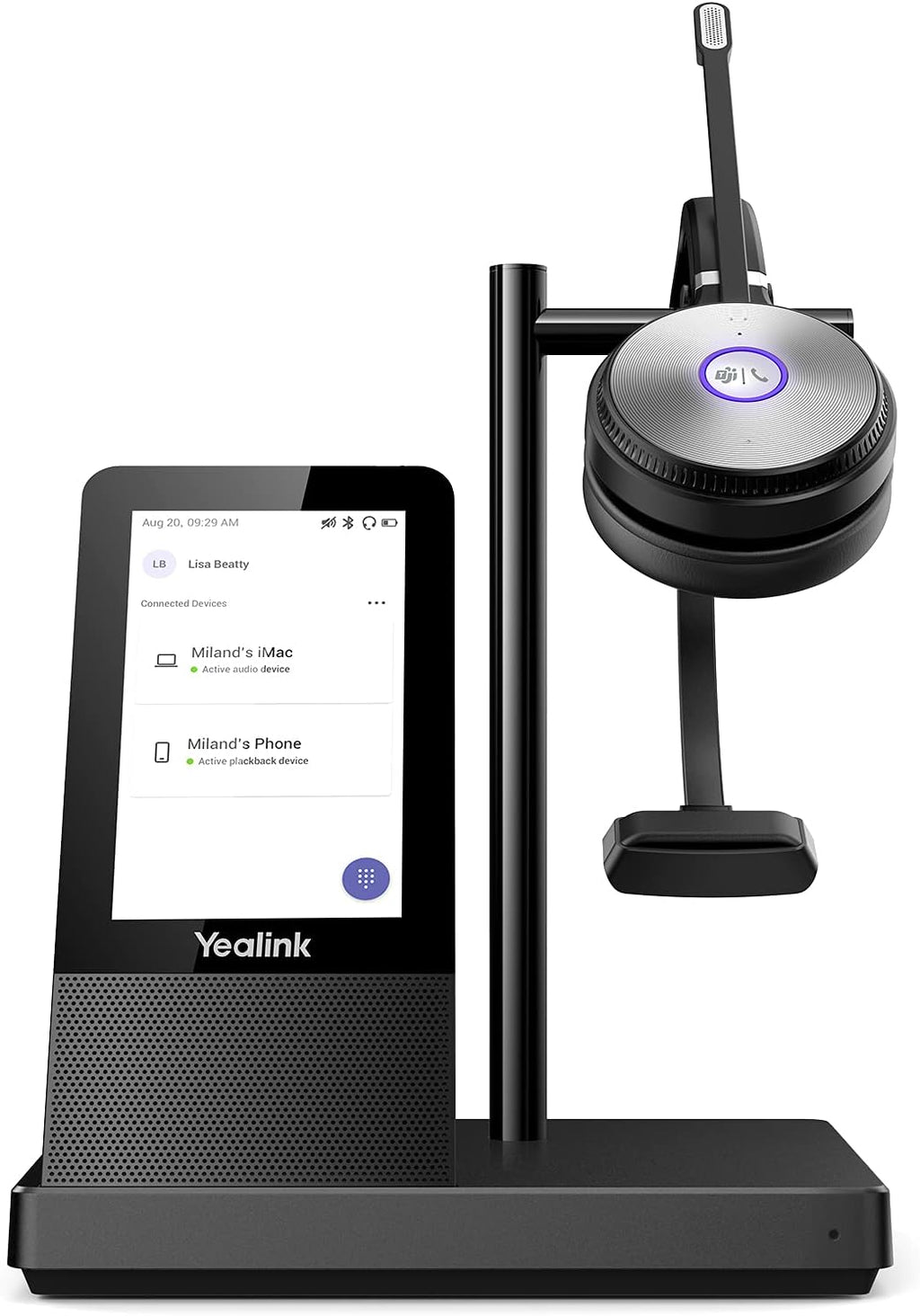 Wireless Headset Bluetooth DECT Headset for Office VoIP Phone E81684
