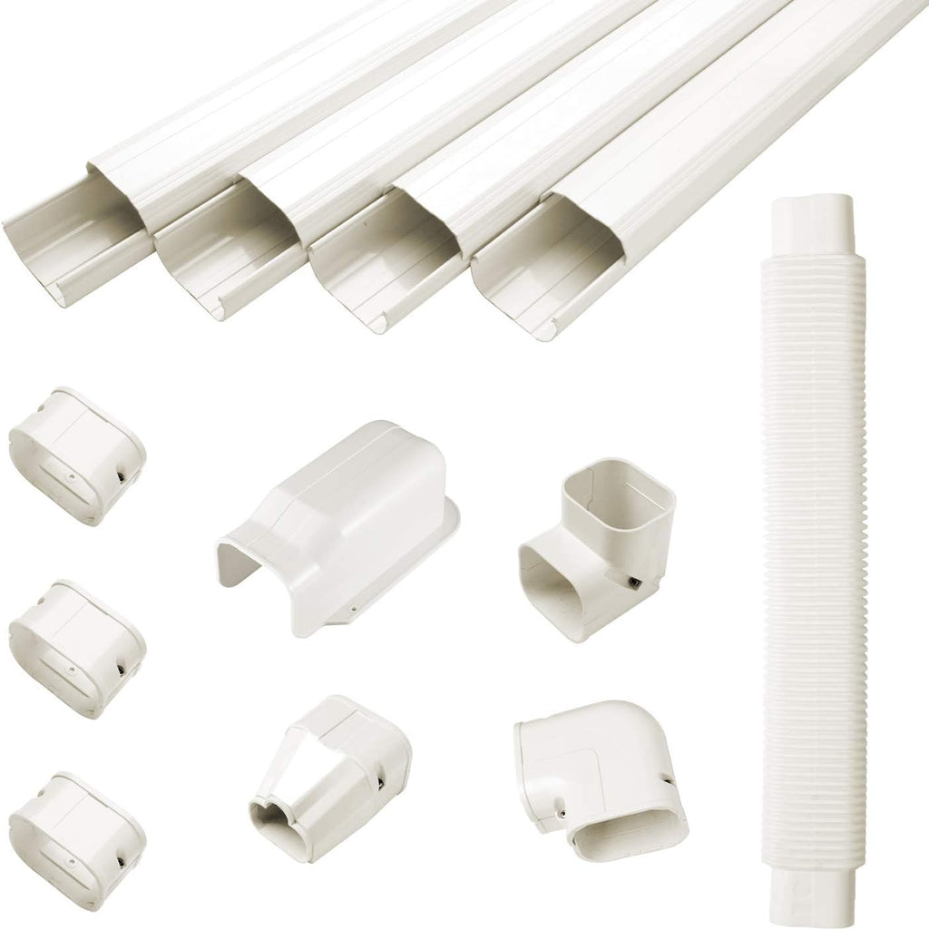 3" W 15Ft L PVC Line Cover Kit Pack of 2 F597