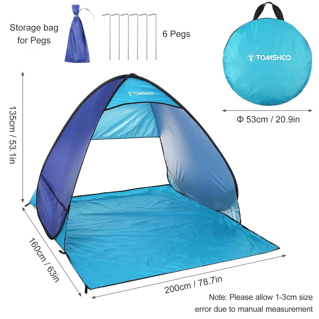 Pop Up Beach Tent with Carry Bag H75850