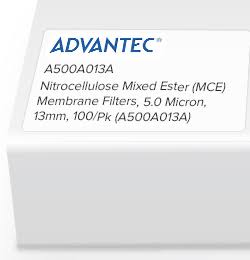 MCE Membrane Disc Filters, Hydrophilic, 100/pk B689646