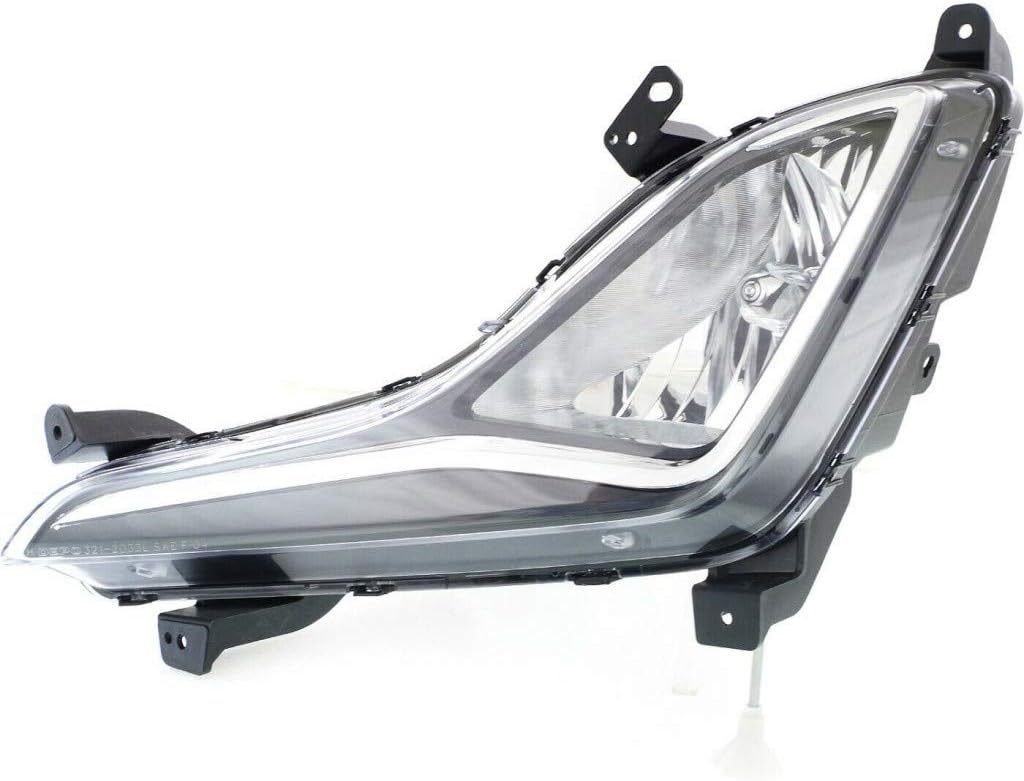 Fog Light Assembly Passenger Side with Bulbs L8898