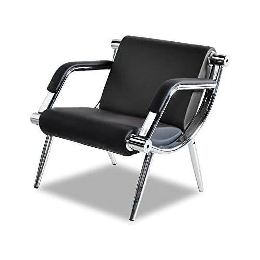 Black PU Leather Visitor Sofa I251