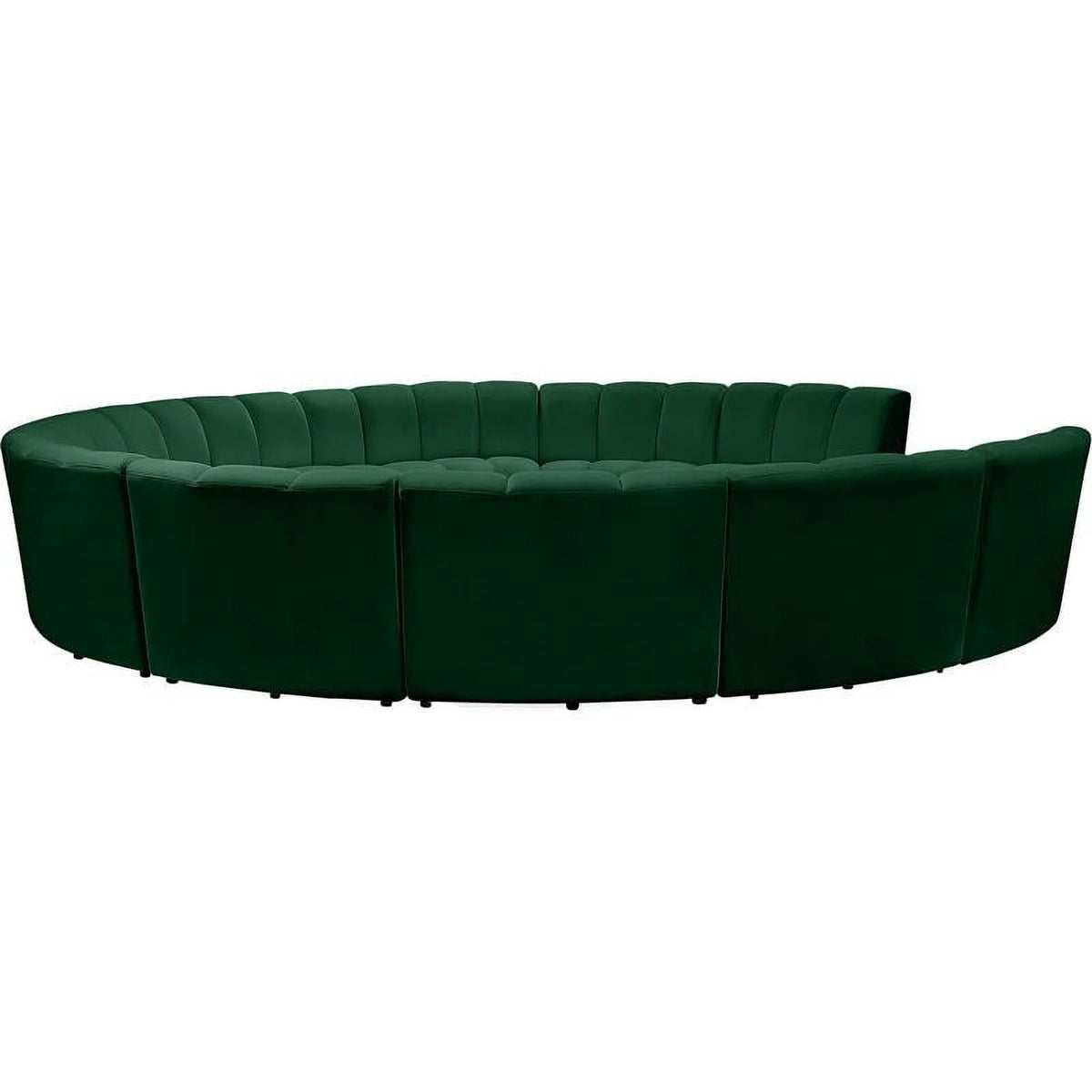11-Piece Velvet Modular Sectional S2684