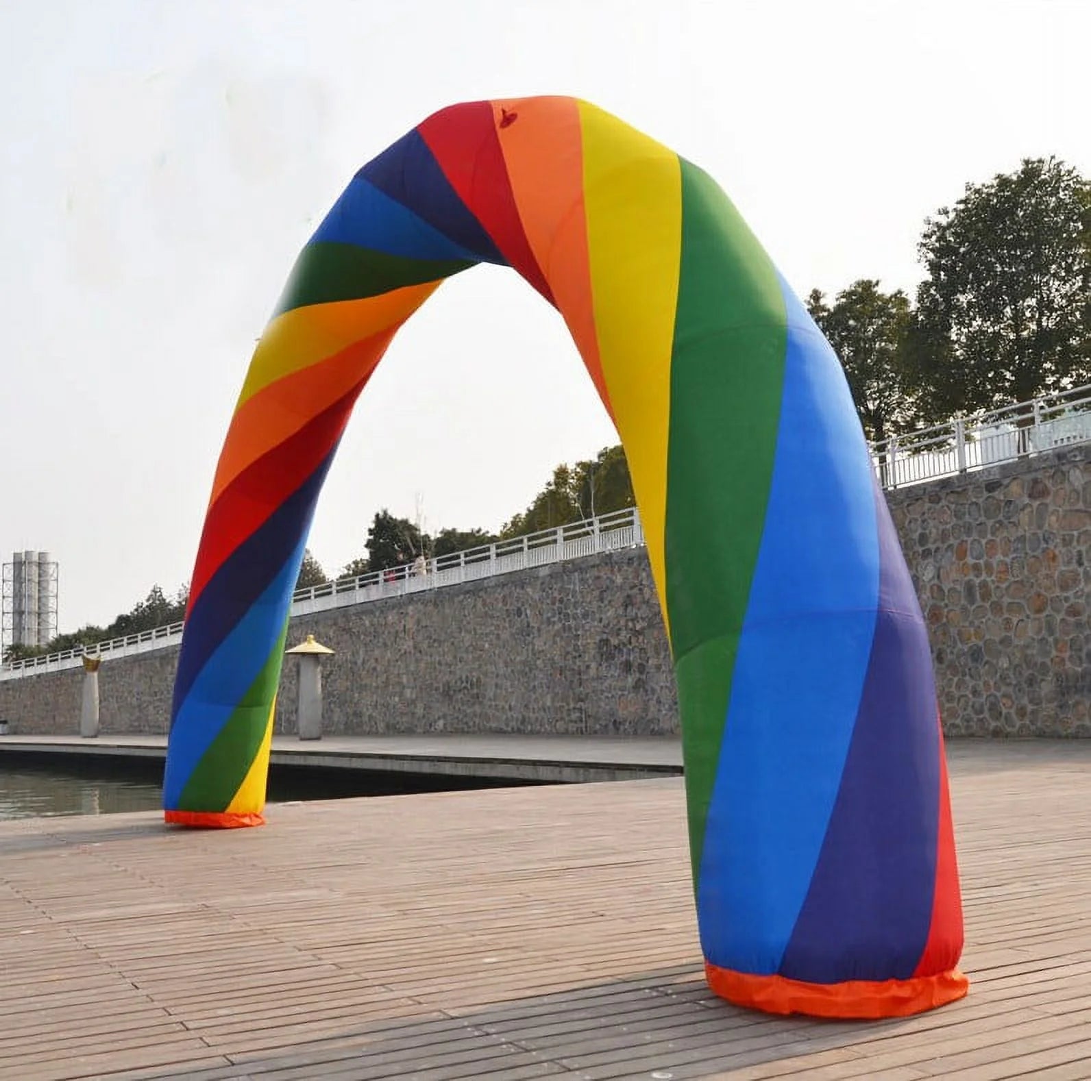 Inflatable Rainbow Advertising Arch with PU Coated (No Blower) N815291
