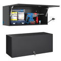 Metal Wall Garage Storage Cabinet, 20" H Wall Cabinets with Doors and Shelves, Locking Garage Cabinets Wall Mounted M65632
