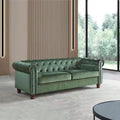 Green Large Upholstered Fabric Sofa R24009