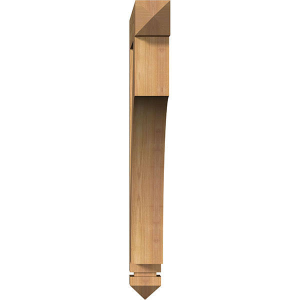 3 1/2x22W x 28x22D x 32x22H Western Red Cedar Bracket Y808