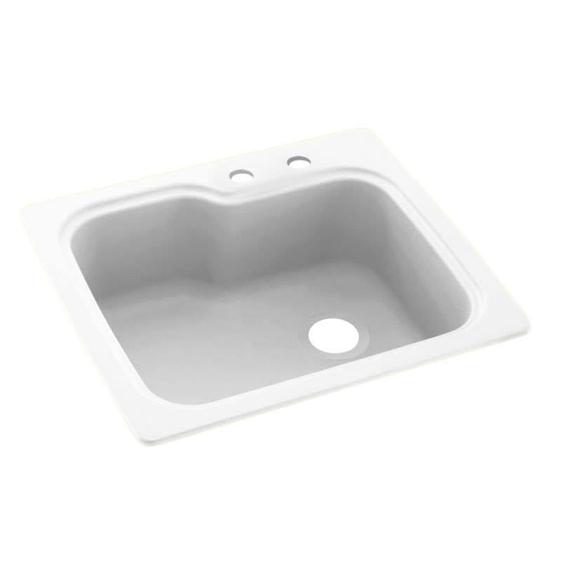 2-Hole Solid Surface Kitchen Sink X944